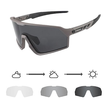 Óculos De Sol Fotocromático Elleven Ciclismo Corrida UV400