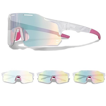Óculos Fotocromático Esportivo Ciclismo Corrida UV400