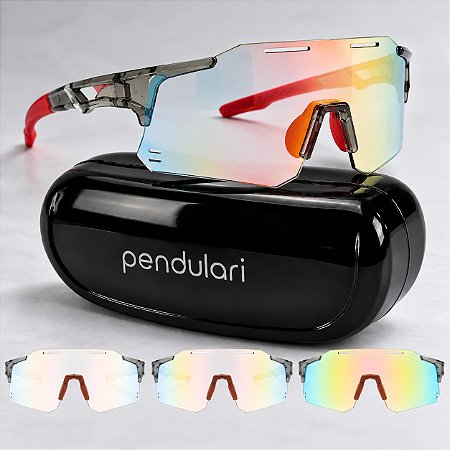 Óculos De Sol Fotocromático Esportivo Corrida Ciclismo UV400
