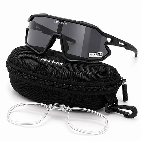 Óculos De Sol Polarizado Pendulari Shift Ciclismo+ Clip Grau