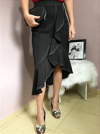 saia feminina midi