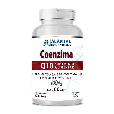 COENZIMA COQ10 60 CAPS - ALAVITAL