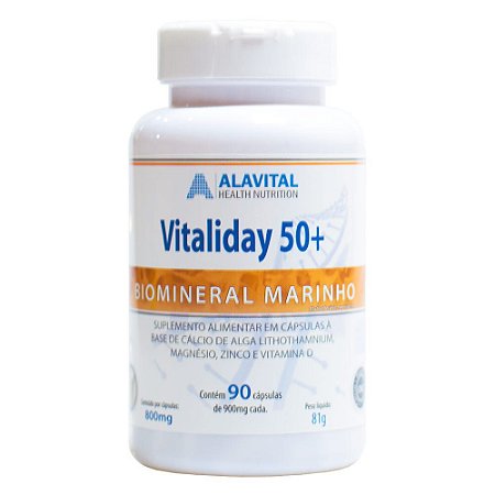 VITALIDAY 50 + 90 caps - ALAVITAL