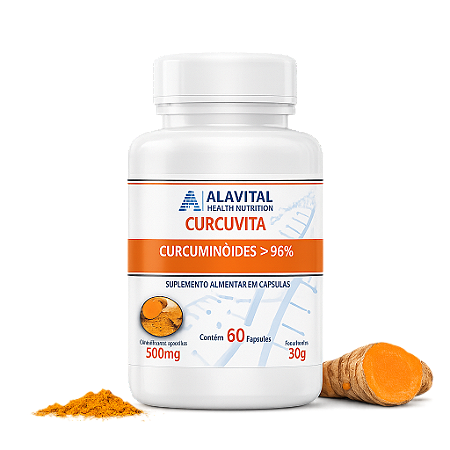 CURCUVITA - CURCUMINA 60 CAPS - ALAVITAL