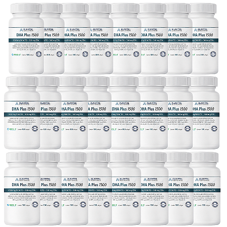 COMBO 40% OFF - 24 UNIDADES DHA PLUS 1.500mg TG 100 CAPS - ALAVITAL