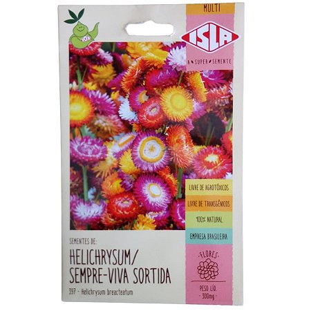 Sementes de  Helichrysum / Sempre-Viva Sortida 1g - Isla
