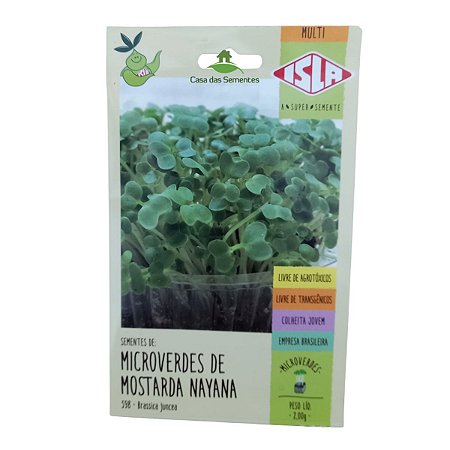 Sementes de Micro Verde ( Microgreens ) Envelope Alto Valor Nutritivo Microverdes