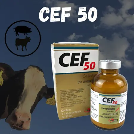 Cef-50 Ceftiofur 100ml - Agener União