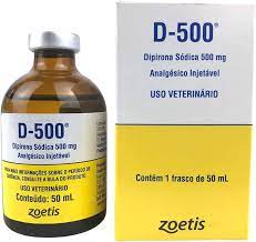 D-500 Injetável 50ml - Dipirona Sódica 500mg