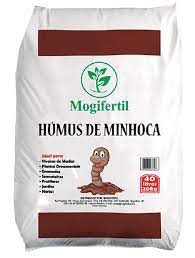 Humus de Minhoca 20kg (40 litros) Mogifertil