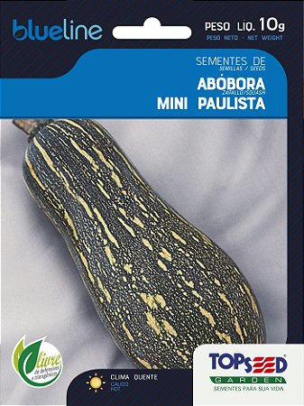 Semente de Abóbora Mini Paulista - Envelope 2,50g