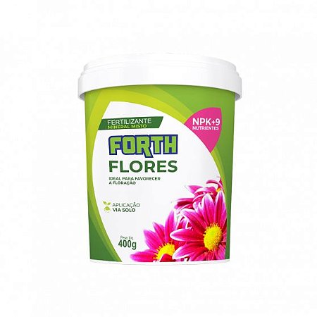 Fertilizante Forth Flores Completo Para Coloração e Floração 400 g