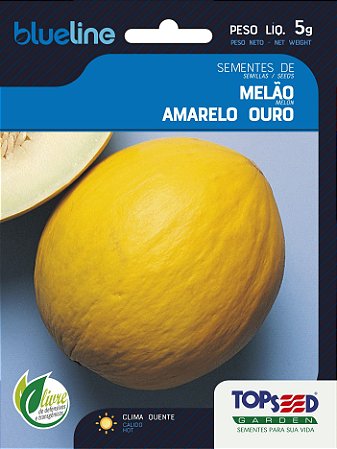 Semente de Melão Amarelo Ouro - Envelope 5g