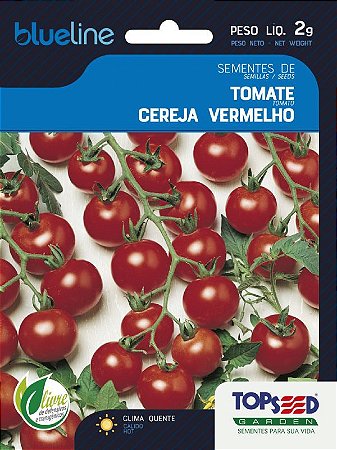 Semente de Tomate Cereja Vermelho - Envelope 2g