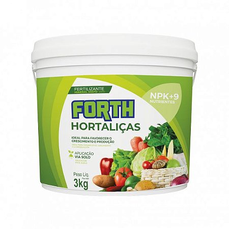 Fertilizante Forth Hortaliças 3 Kg