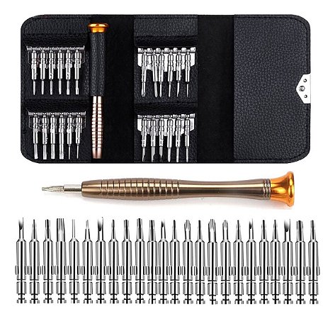 Estojo Com Chaves De Precisão 24 Em 1 Com Imã