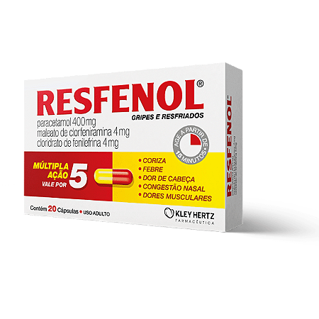 Resfenol c/20 Cps.