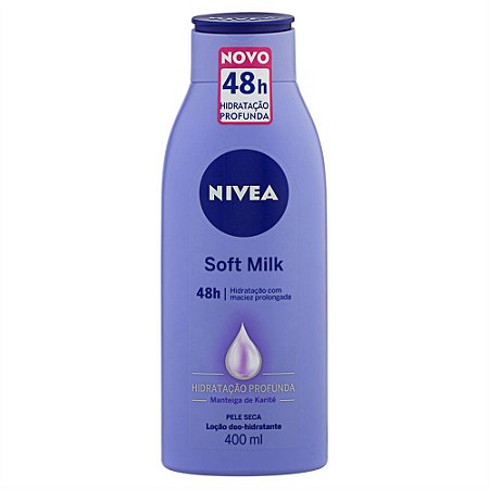 Loção Hidratante Nivea 400ml Soft Milk