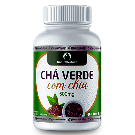 Chá Verde com Chia 100CPS
