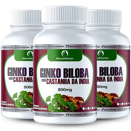 Ginkgo Biloba com Castanha 300CPS