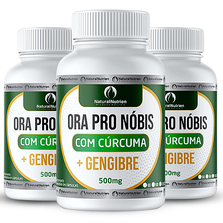 Ora Pro Nobis Cúrcuma Gengibre 300CPS