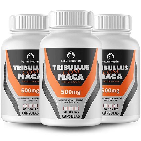 Tribulus Terrestris com Maca Peruana 500mg 300 Cápsulas