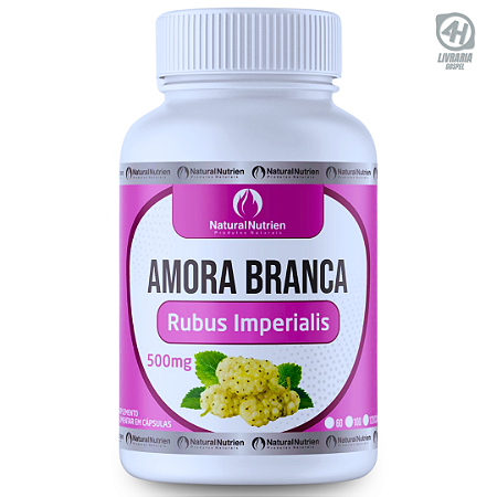Amora Branca Extrato Seco 500mg 100 Cápsulas
