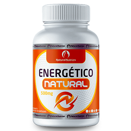Energético Natural Vitalidade 500mg 100 Cápsulas