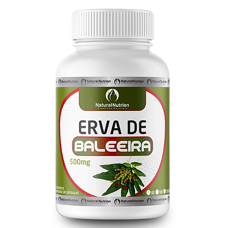 Extrato de Erva Baleeira 500mg 100 Cápsulas Puro - Natural Nutrien