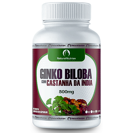 Ginkgo Biloba com Castanha 100CPS