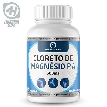 Cloreto de Magnésio P.A 500mg 100 Cápsulas