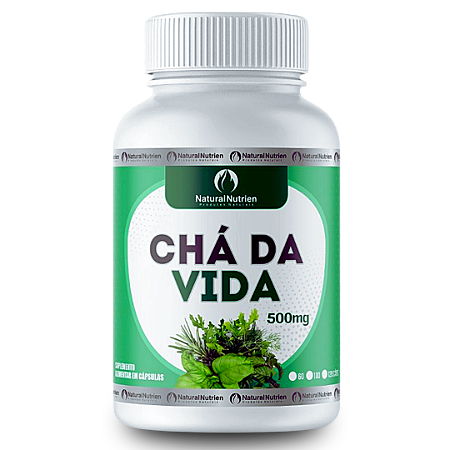 Chá da Vida Controle Glicemia 500mg 100 Cápsulas