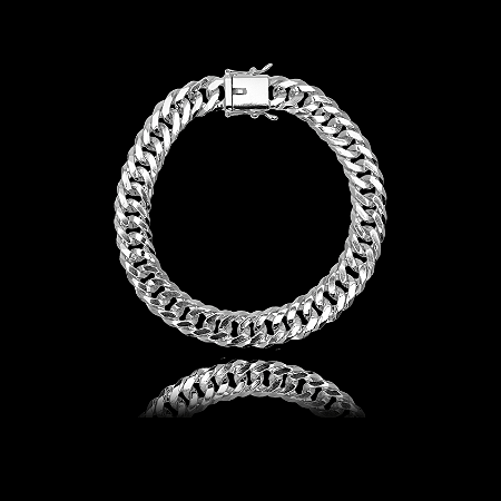 Pulseira Premium Elo Duplo 8mm
