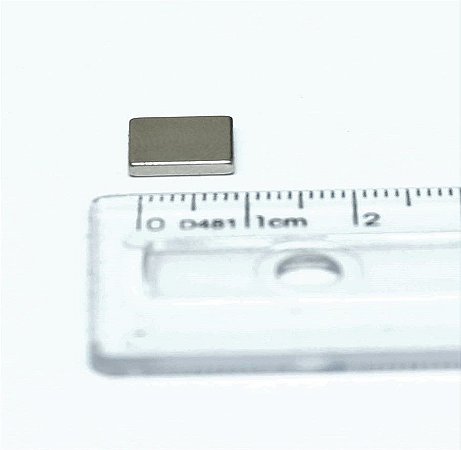 Ímã Neodímio N35 Bloco 10x10x2 mm