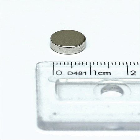 Ímã Neodímio N35 Pastilha 10x3 mm