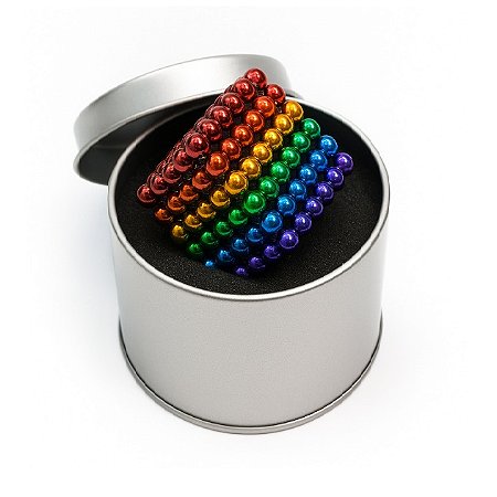 Neocube Cubo Magnético 216 Esferas 5mm - Cores Variadas