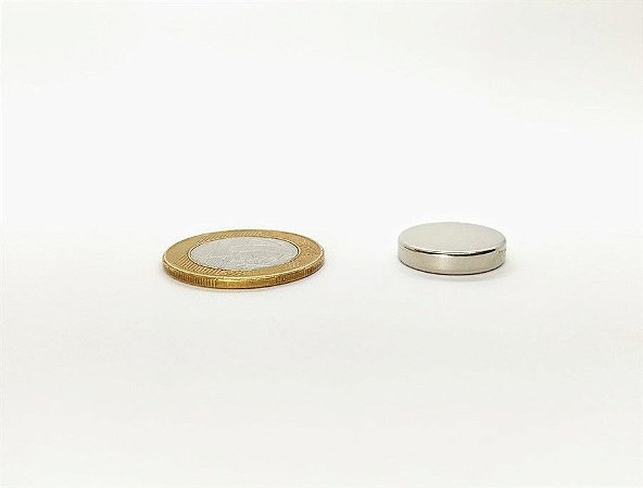 Ímã Neodímio N35 Pastilha 18x4 mm