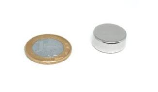 Ímã Neodímio N35 Pastilha 20x8 mm