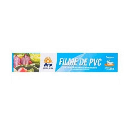 Filme PVC Wyda 28cm x 15m 25 unidades