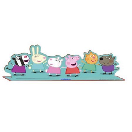 Enfeite de mesa Peppa Pig em MDF 01x01 1 unidade