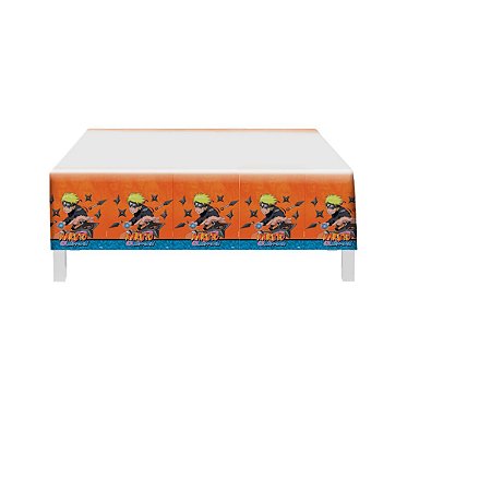 Toalha De Mesa Festa Naruto - 1,20mx1,80m - 01 unidade - Festcolor - Pegorari Embalagens