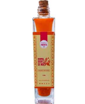 Molho de Pimenta Biquinho e Dedo de Moça 60 ml
