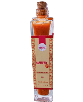 Molho de Pimenta Habanero vermelha 60 ml