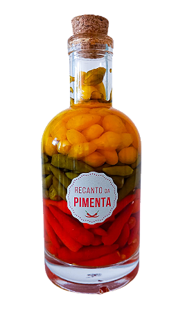 Conserva de Pimenta Gourmet - Garrafa Luxo