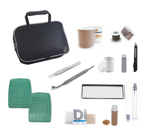 Kit de Auriculoterapia "Folha" - Acupuntura Auricular