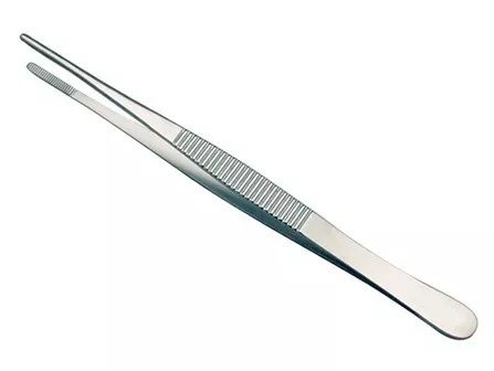 Pinça Anatômica para Auriculoterapia - 14 cm - Fava