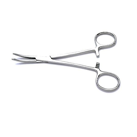 Pinça Mosquito curva para Auriculoterapia 12,5 cm - Fava