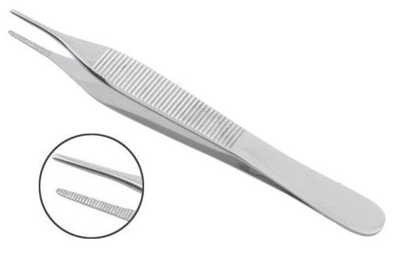 Pinça Adson para Auriculoterapia - 12 cm - Fava