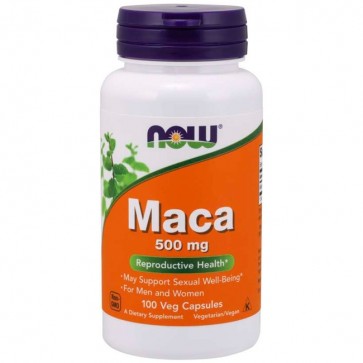 MACA PERUANA 500mg NOW FOODS 100 Veg Cápsulas