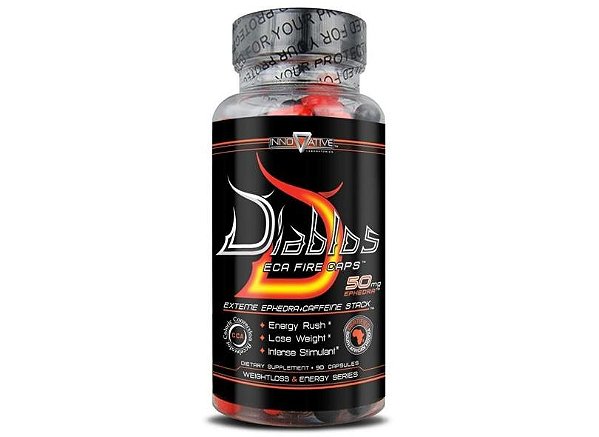 Termogênico Diablos Eca Fire 90 Caps Innovative